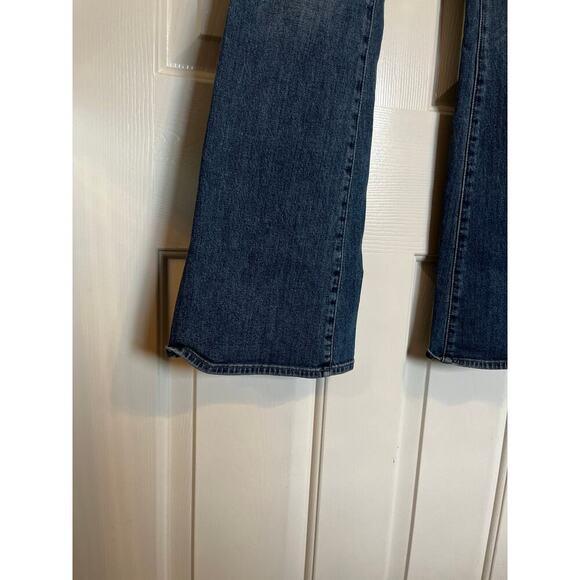 Mother Weekender Love Bomb Flare Jeans Blue Size 28 - Picture 4 of 9